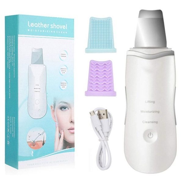 Jugnuu| Ultrasonic Blackhead Removal Device – Rechargeable Skin Scrubber & Deep Cleansing Facial Cleaner