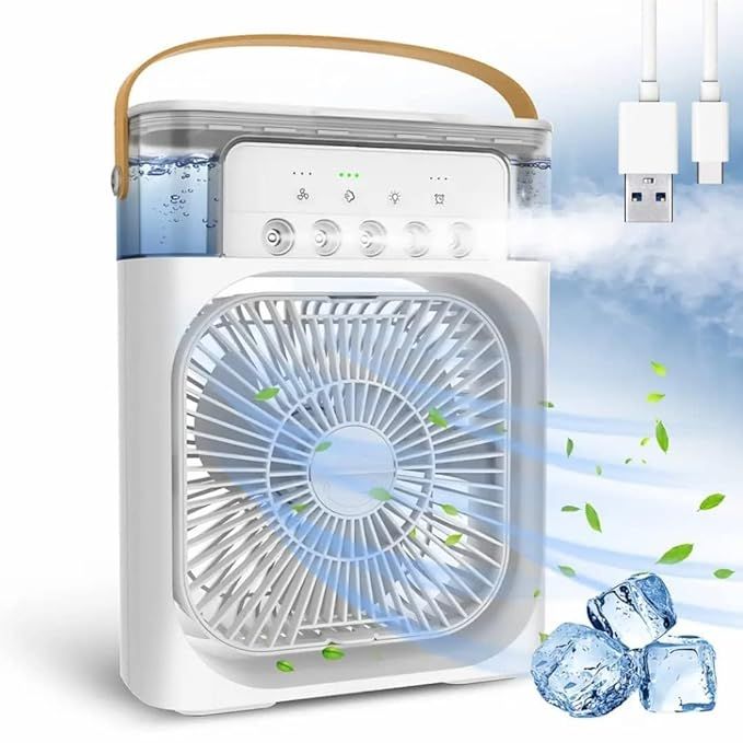 Jugnuu| Mini Air Cooling Fan – Portable USB wire electric supply Desk Cooler for Home, Office, Travel