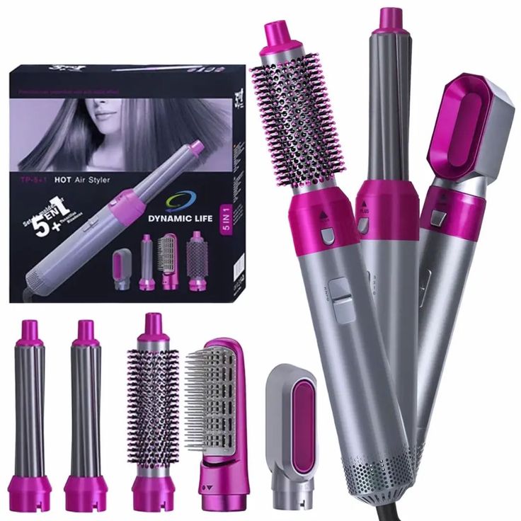 Jugnuu | 5 in 1 Hair Styler – Dryer, Curler, Straightener & Volumizer | Salon-Quality Styling at Home