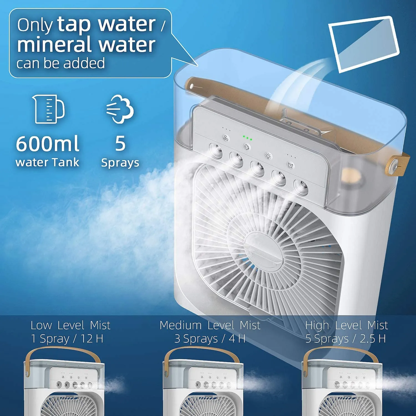 Jugnuu| Mini Air Cooling Fan – Portable USB wire electric supply Desk Cooler for Home, Office, Travel
