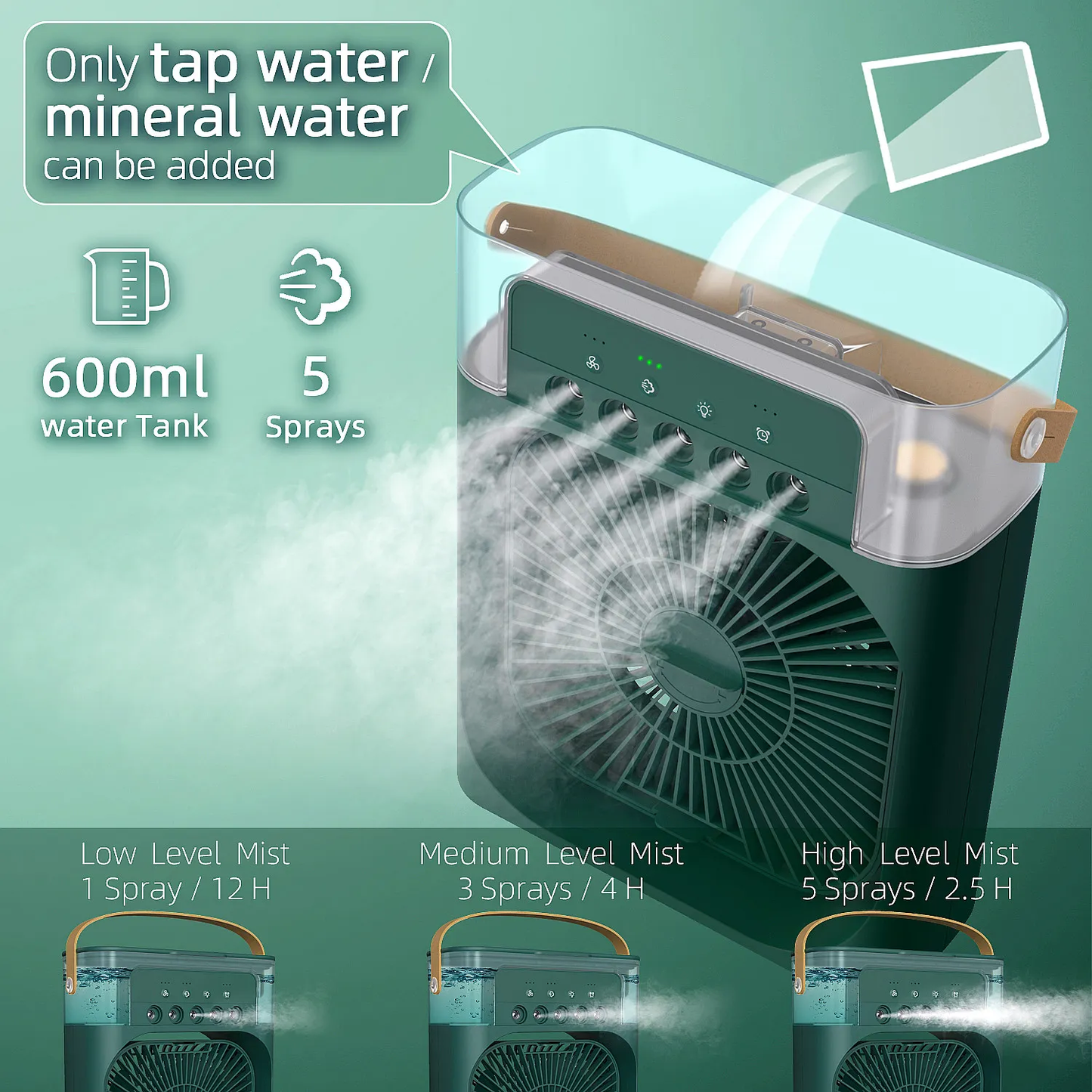 Jugnuu| Mini Air Cooling Fan – Portable USB wire electric supply Desk Cooler for Home, Office, Travel