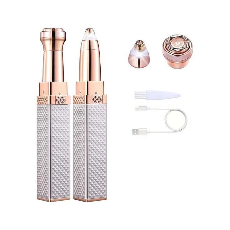Jugnuu | New 2 in 1 Flawless Facial & Eyebrow Hair Remover – Painless Electric Trimmer for Face, Brows & Body Hair | Rechargeable