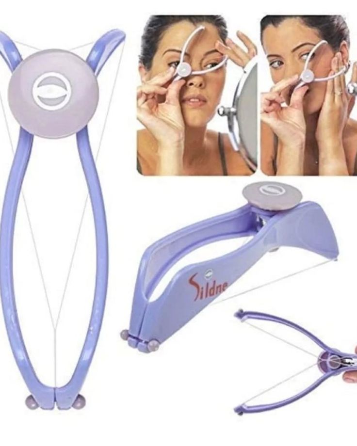 Jugnuu|✨ Spring Facial Hair Remover – Manual Threading Tool for Eyebrows & Cheeks | Battery-Free & Easy to Use ✨