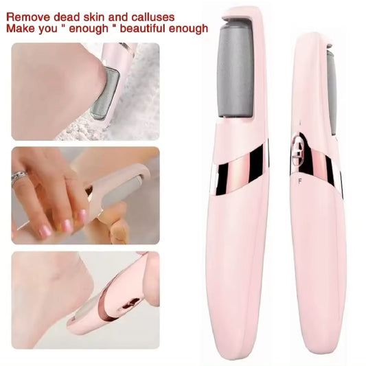 jugnuu| Electric Foot Callus Remover – Rechargeable Pedicure File for Dead Skin, Cracked Heels & Smooth Feet