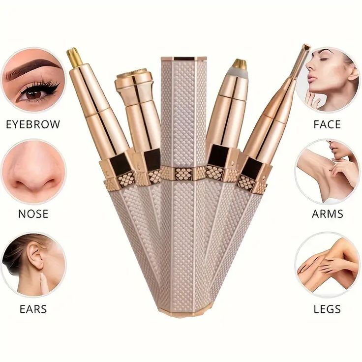 Jugnuu | New 2 in 1 Flawless Facial & Eyebrow Hair Remover – Painless Electric Trimmer for Face, Brows & Body Hair | Rechargeable